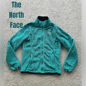 The North Face Osito Full Zip Turquoise Fleece Jacket Small